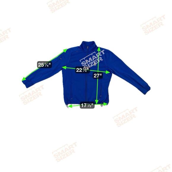 RLX Ralph Lauren Men’s Full Zip Jacket Blue Size L Athletic Fit Polyester - Picture 11 of 11